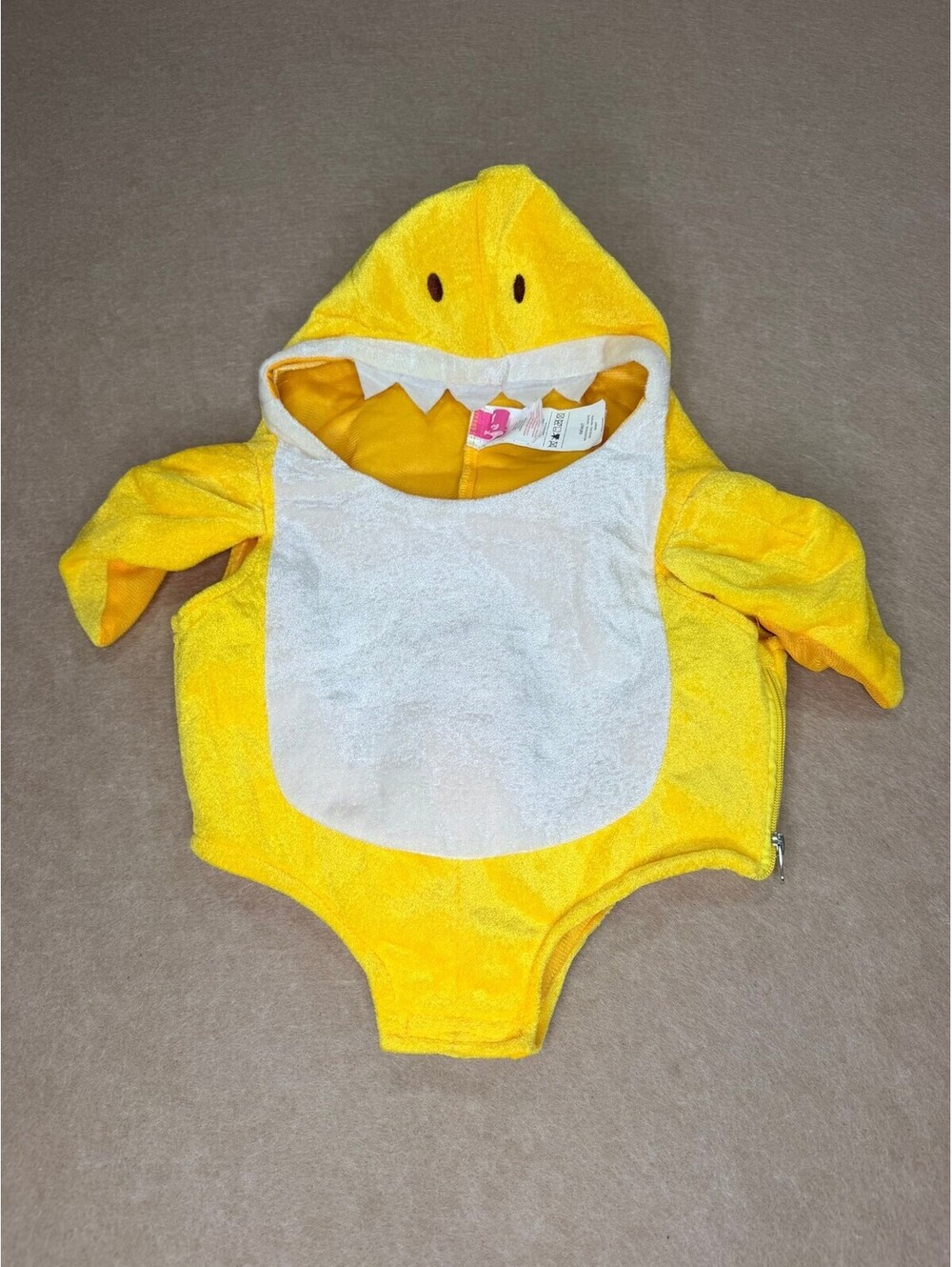 Pinkfong Baby Shark yellow one piece infant halloween dress up cosplay costume 6